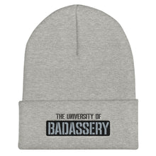 Load image into Gallery viewer, The University of Badassery Cuffed Beanie
