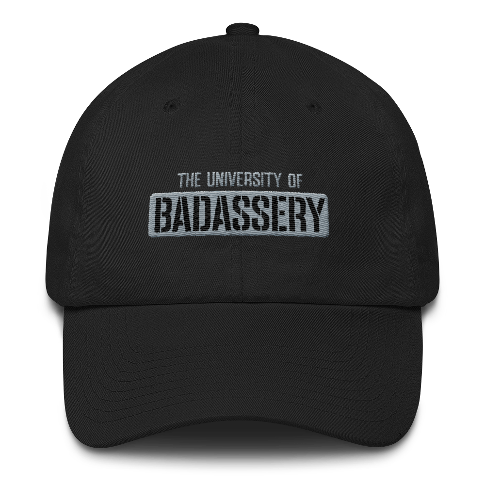 The University of Badassery Cotton Cap