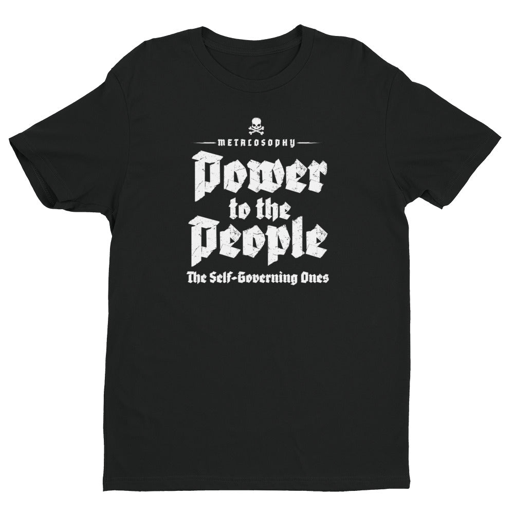 Power to the People Short Sleeve T-shirt – University of Badassery